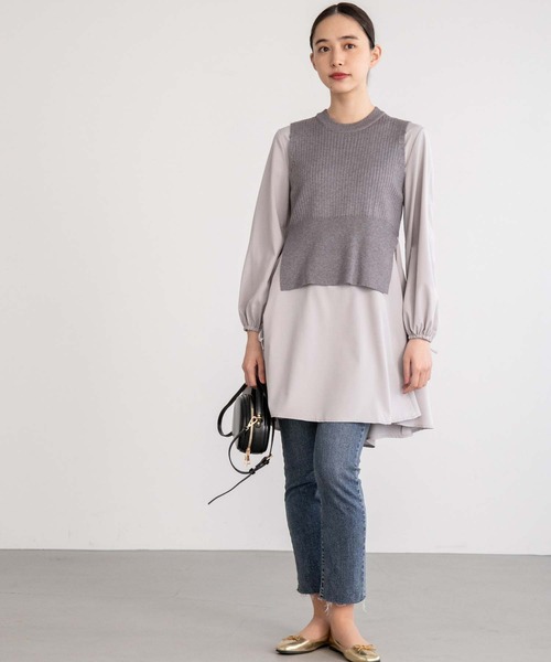 fifth(フィフス)の「【スタイリストプロデュース】スクエアトゥバレエシューズ(パンプス・レディース・ブラック/シルバー/ゴールド・22.5cm/23.5cm/24.5cm/23.0cm/24.0cm/25.0cm)」の12枚目の写真