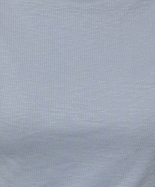 studio CLIP（スタディオクリップ）の「[10/6instaLIVE着用]スラブメローハイネックプルオーバー（Tシャツ/カットソー・レディース・サックスブルー/ピンク/モカ/アイボリー・MEDIUM/LARGE）」の22枚目の写真