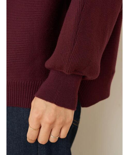 earth music&ecology（アースミュージックアンドエコロジー）の「ドルマンニットプルオーバー　＊（ニット/セーター・レディース・ブラック/ブルー/アイボリー/ボルドー・FREE）」の10枚目の写真