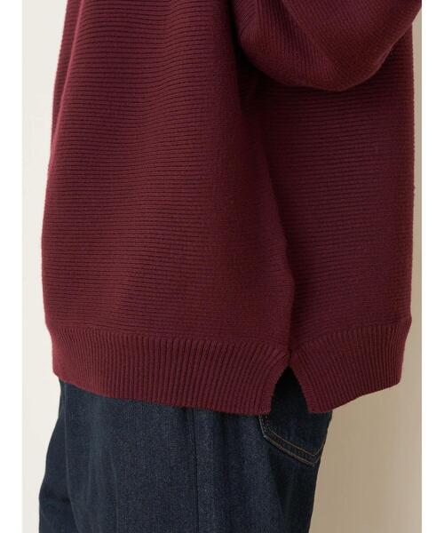 earth music&ecology（アースミュージックアンドエコロジー）の「ドルマンニットプルオーバー　＊（ニット/セーター・レディース・ブラック/ブルー/アイボリー/ボルドー・FREE）」の11枚目の写真