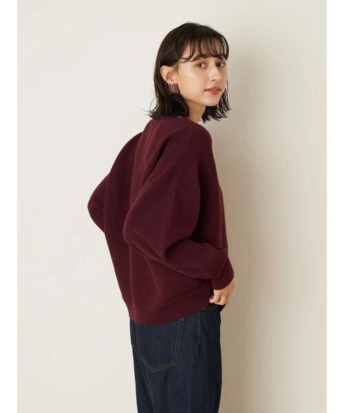 earth music&ecology（アースミュージックアンドエコロジー）の「ドルマンニットプルオーバー　＊（ニット/セーター・レディース・ブラック/ブルー/アイボリー/ボルドー・FREE）」の15枚目の写真