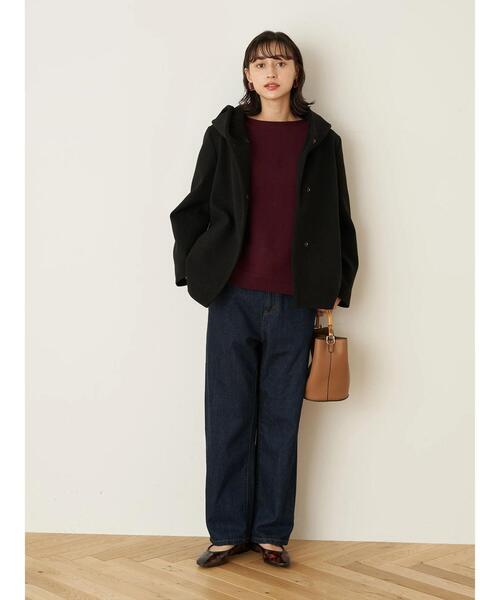 earth music&ecology（アースミュージックアンドエコロジー）の「ドルマンニットプルオーバー　＊（ニット/セーター・レディース・ブラック/ブルー/アイボリー/ボルドー・FREE）」の17枚目の写真