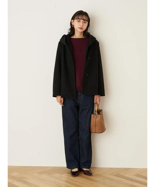 earth music&ecology（アースミュージックアンドエコロジー）の「ドルマンニットプルオーバー　＊（ニット/セーター・レディース・ブラック/ブルー/アイボリー/ボルドー・FREE）」の18枚目の写真