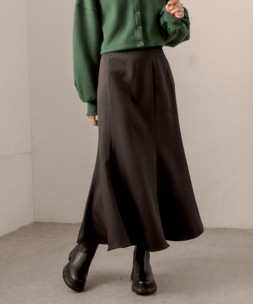 OLIVE des OLIVE（オリーブデオリーブ）の「【WEB限定】オトナマーメイドスカート（スカート・レディース・ブラック/ブラウン/ボルドー/アイボリー/グリーン・FREE）」の3枚目の写真