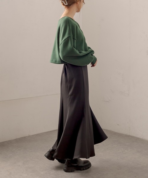 OLIVE des OLIVE（オリーブデオリーブ）の「【WEB限定】オトナマーメイドスカート（スカート・レディース・ブラック/ブラウン/ボルドー/アイボリー/グリーン・FREE）」の11枚目の写真
