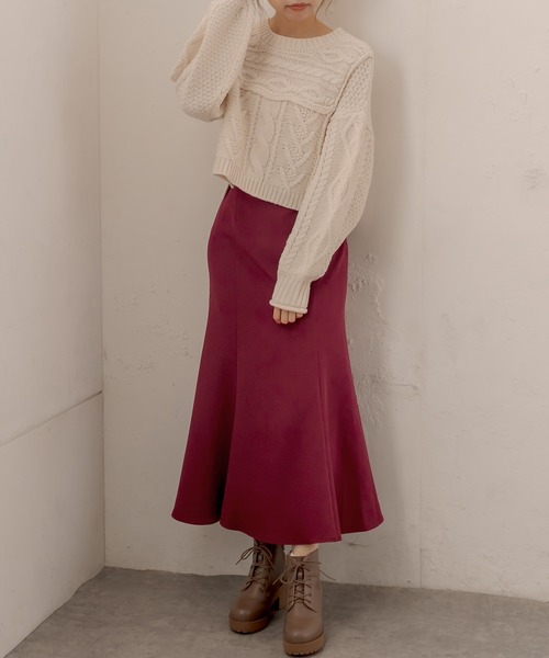 OLIVE des OLIVE（オリーブデオリーブ）の「【WEB限定】オトナマーメイドスカート（スカート・レディース・ブラック/ブラウン/ボルドー/アイボリー/グリーン・FREE）」の22枚目の写真