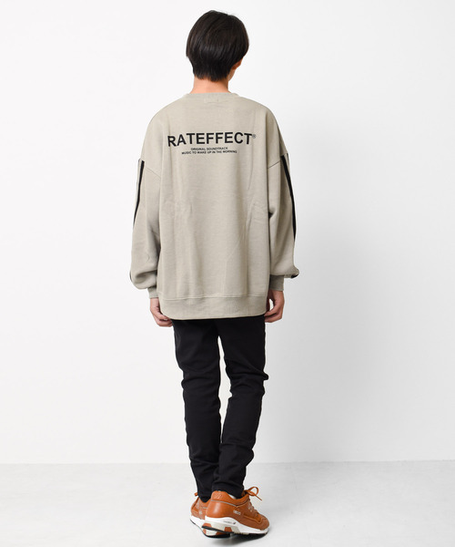 RAT EFFECT（ラットエフェクト）の「【裏起毛】袖ライントレーナー（スウェット・キッズ・アイボリー/グリーン/チャコールグレー/ライトブルー/ブラック/グレー・130/160/140/120/150/170）」の15枚目の写真