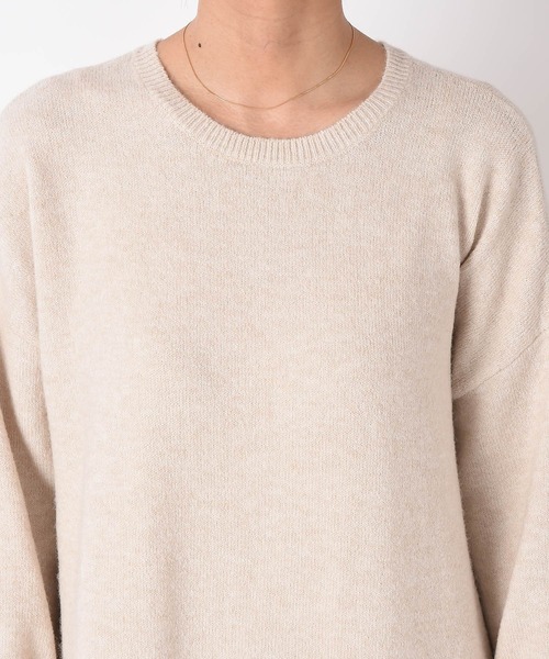 AKTE（アクテ）の「2WAYニットロングワンピース（ワンピース・レディース・ブルー/プラム/ライトベージュ・FREE）」の12枚目の写真