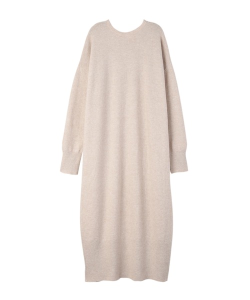 AKTE（アクテ）の「2WAYニットロングワンピース（ワンピース・レディース・ブルー/プラム/ライトベージュ・FREE）」の21枚目の写真