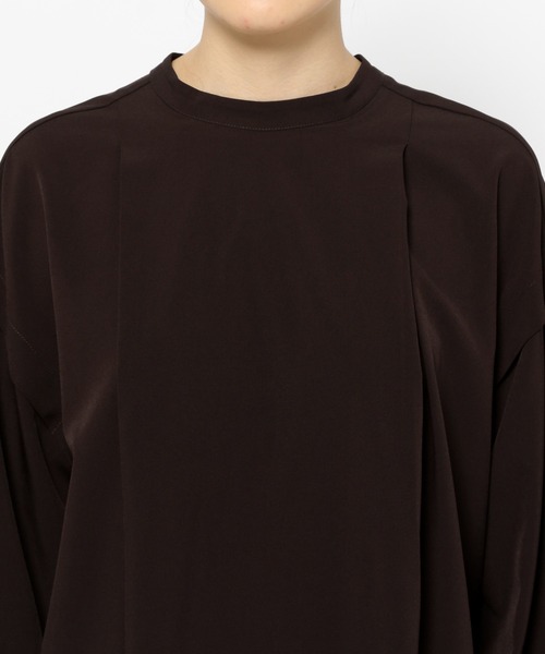 PAGEBOY（ページボーイ）の「2WAYチュニックブラウス（シャツ/ブラウス・レディース・オフホワイト/ダークブラウン/グレイッシュベージュ・FREE）」の9枚目の写真