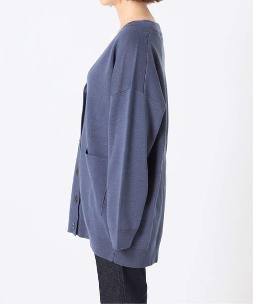 SLOBE IENA(スローブイエナ)の「ウォッシャブルミラノリブカーディガン【手洗い可能】◆(カーディガン/ボレロ・レディース・ブラウン/ブラック/ネイビー系/グリーン・FREE)」の15枚目の写真