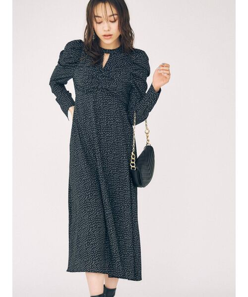 MERCURYDUO(マーキュリーデュオ)の「ボリュームスリーブフロントギャザーワンピース(ワンピース・レディース・ブルー/その他/その他1・SMALL/MEDIUM)」の15枚目の写真