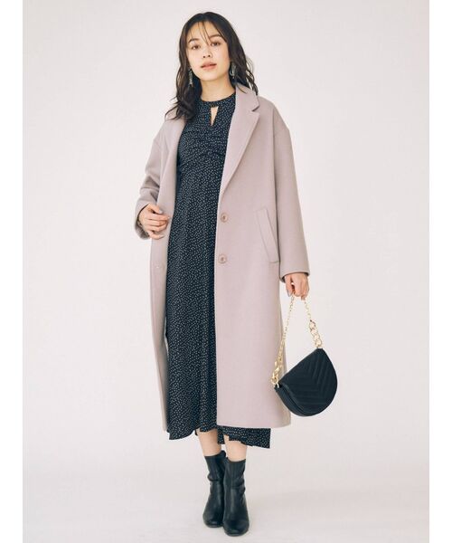 MERCURYDUO(マーキュリーデュオ)の「ボリュームスリーブフロントギャザーワンピース(ワンピース・レディース・ブルー/その他/その他1・SMALL/MEDIUM)」の6枚目の写真