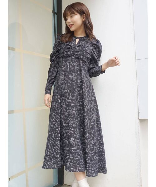 MERCURYDUO(マーキュリーデュオ)の「ボリュームスリーブフロントギャザーワンピース(ワンピース・レディース・ブルー/その他/その他1・SMALL/MEDIUM)」の10枚目の写真