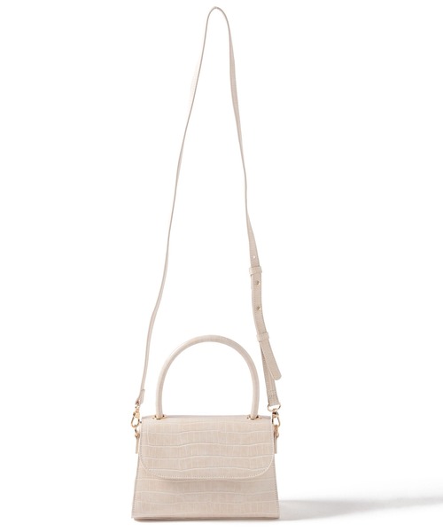 GLOBAL WORK（グローバルワーク）の「2WAYワンハンドルショルダー/258229（ショルダーバッグ・レディース・アイボリー/グリーン/ブラック・ONE SIZE）」の13枚目の写真