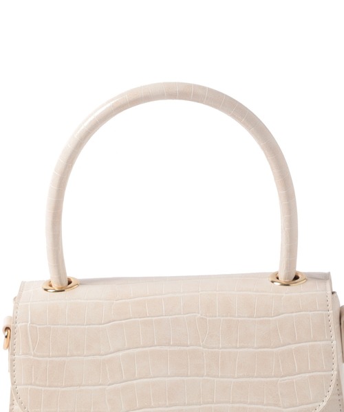 GLOBAL WORK（グローバルワーク）の「2WAYワンハンドルショルダー/258229（ショルダーバッグ・レディース・アイボリー/グリーン/ブラック・ONE SIZE）」の8枚目の写真