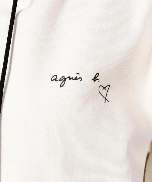 agnes b.(アニエスベー)の「WEB限定 SDF0 SWEAT ロゴフーディー(パーカー・レディース・ホワイト系その他・1/2/3)」の5枚目の写真