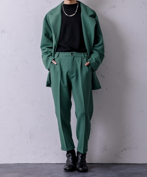 Adoon plain（アドーンプレーン）の「【Adoon plain】ビッグテーラードジャケット（テーラードジャケット・メンズ・ブラック/グレー/グリーン・MEDIUM/LARGE）」の22枚目の写真