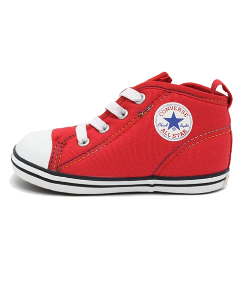 CONVERSE(コンバース)の「BABY ALL STAR N RBW Z / ベビー オールスター N RBW Z(スニーカー・キッズ・ホワイト/レッド・14cm/13cm/14.5㎝/13.5㎝/15cm/12cm/12.5cm)」の10枚目の写真