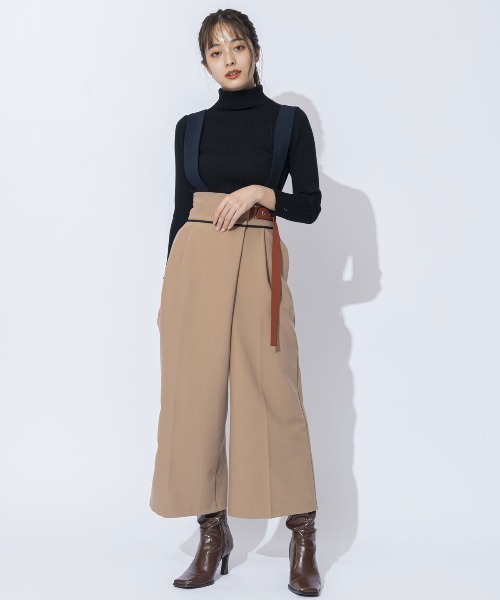 REDYAZEL（レディアゼル）の「タートルネックニットプルオーバー（ニット/セーター・レディース・ネイビー/ラベンダー/ブラック/オフホワイト・FREE）」の20枚目の写真