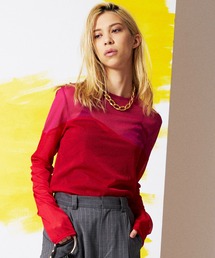 MAISON SPECIAL | ウェーブシアートップ【MAISON SPECIAL/メゾンスペシャル】(Tシャツ/カットソー)