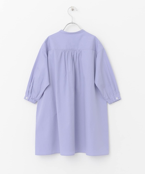 URBAN RESEARCH DOORS（アーバンリサーチドアーズ）の「『親子リンク』バンドカラーギャザーシャツワンピース(KIDS)（ワンピース・キッズ・ライトブルー/ストライプ・120/105/135）」の20枚目の写真