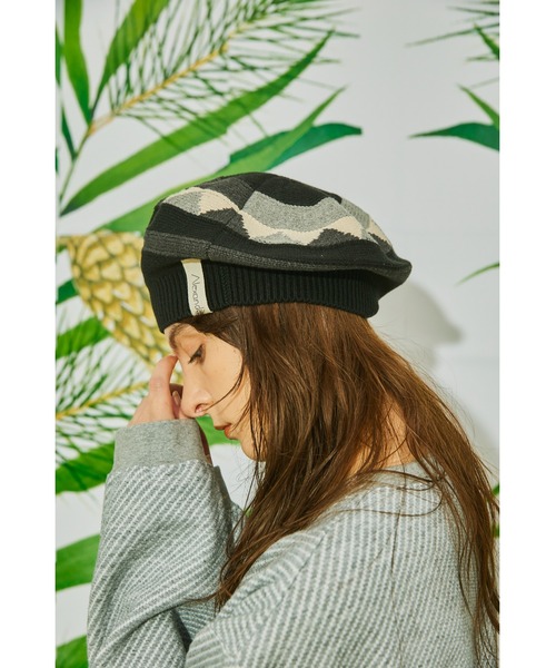 AlexanderLeeChang(アレキサンダーリーチャン)の「AlexanderLeeChang/アレキサンダーリーチャン 5050 TAM 22 ニットタム サマーニットキャップ(ニットキャップ/ビーニー・メンズ・ブラック/イエロー/ナチュラル・ONE SIZE)」の11枚目の写真