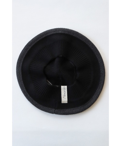 AlexanderLeeChang(アレキサンダーリーチャン)の「AlexanderLeeChang/アレキサンダーリーチャン 5050 TAM 22 ニットタム サマーニットキャップ(ニットキャップ/ビーニー・メンズ・ブラック/イエロー/ナチュラル・ONE SIZE)」の4枚目の写真