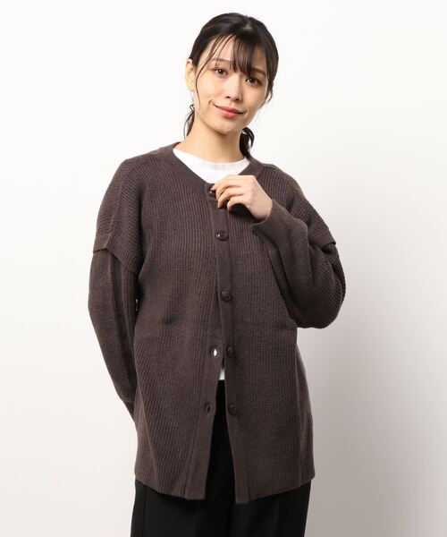 BELLUNA(ベルーナ)の「毛玉になりにくい2WAYカーディガン(カーディガン/ボレロ・レディース・アイボリー/ミント/チャコール・MEDIUM/LARGE/X-LARGE)」の10枚目の写真