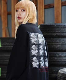 G.O.C | オーバーサイズマルチプリントグラフィックスウェットトレーナー(スウェット)