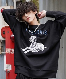 G.O.C | オーバーサイズマルチプリントグラフィックスウェットトレーナー(スウェット)