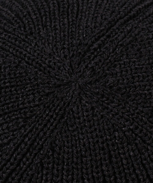 BEAMS（ビームス）の「BEAMS / ニット ベレー帽（ハンチング/ベレー帽・メンズ・ブラック/オリーブ/イエロー・ONE SIZE）」の4枚目の写真