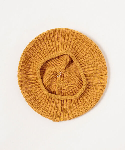 BEAMS（ビームス）の「BEAMS / ニット ベレー帽（ハンチング/ベレー帽・メンズ・ブラック/オリーブ/イエロー・ONE SIZE）」の6枚目の写真