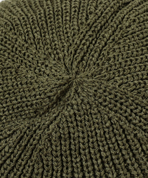 BEAMS（ビームス）の「BEAMS / ニット ベレー帽（ハンチング/ベレー帽・メンズ・ブラック/オリーブ/イエロー・ONE SIZE）」の7枚目の写真