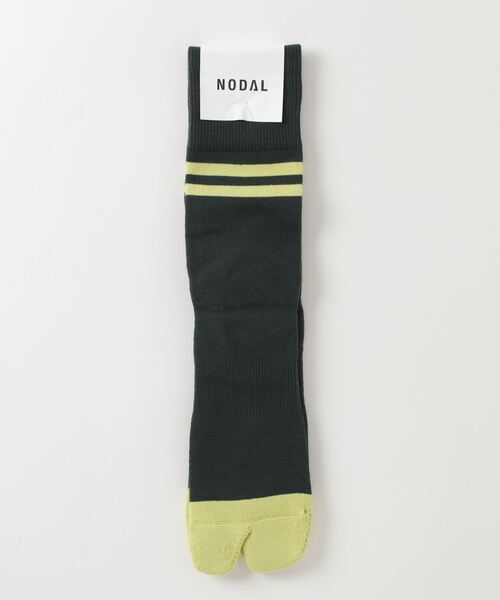 C.E.L.STORE(セルストア)の「NODAL / ノーダル 90S LINE SOCKS(ソックス/靴下・メンズ・マルチ/オレンジ/チャコールグレー/グリーン/ホワイト×ネイビー/ブルー・LARGE)」の11枚目の写真
