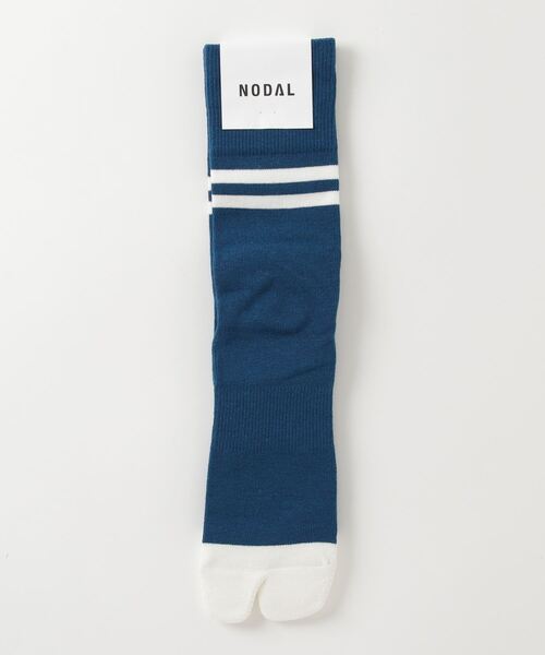 C.E.L.STORE(セルストア)の「NODAL / ノーダル 90S LINE SOCKS(ソックス/靴下・メンズ・マルチ/オレンジ/チャコールグレー/グリーン/ホワイト×ネイビー/ブルー・LARGE)」の13枚目の写真