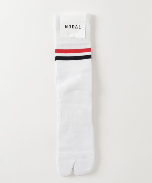 C.E.L.STORE(セルストア)の「NODAL / ノーダル 90S LINE SOCKS(ソックス/靴下・メンズ・マルチ/オレンジ/チャコールグレー/グリーン/ホワイト×ネイビー/ブルー・LARGE)」の20枚目の写真