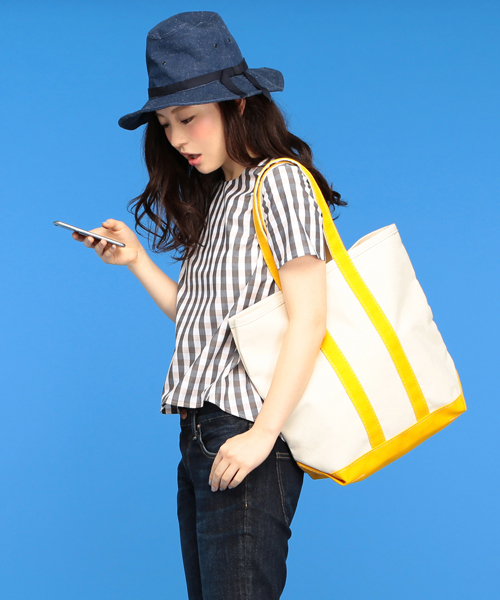 INFIELDER DESIGN（インフィールダーデザイン）の「INFIELDER DESIGN×BEAMS BOY / デニム ハット（ハット・レディース・ホワイト/インディゴブルー・ONE SIZE）」の11枚目の写真