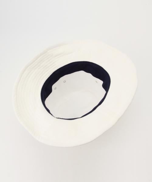 INFIELDER DESIGN（インフィールダーデザイン）の「INFIELDER DESIGN×BEAMS BOY / デニム ハット（ハット・レディース・ホワイト/インディゴブルー・ONE SIZE）」の3枚目の写真