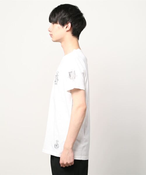 REPLAY(リプレイ)の「AGED 05YEAR ガーメントダイスラブジャージーTシャツ(Tシャツ/カットソー・メンズ・ホワイト/ブラック系その他・LARGE/MEDIUM/SMALL/X-LARGE/XX-LARGE)」の3枚目の写真
