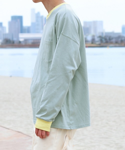 PairPair(ペアペア)の「ピスネームアソートリンガーロンT(ユニセックス)(Tシャツ/カットソー・レディース・オフホワイト/サックスブルー/ミント/ホワイト系その他・FREE)」の17枚目の写真