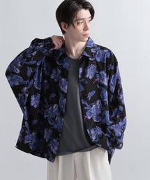 HARE | ドルマンアートフラワーシャツ(HARE)(シャツ/ブラウス)