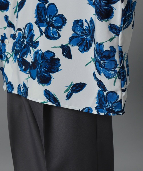 HARE（ハレ）の「ドルマンアートフラワーシャツ(HARE)（シャツ