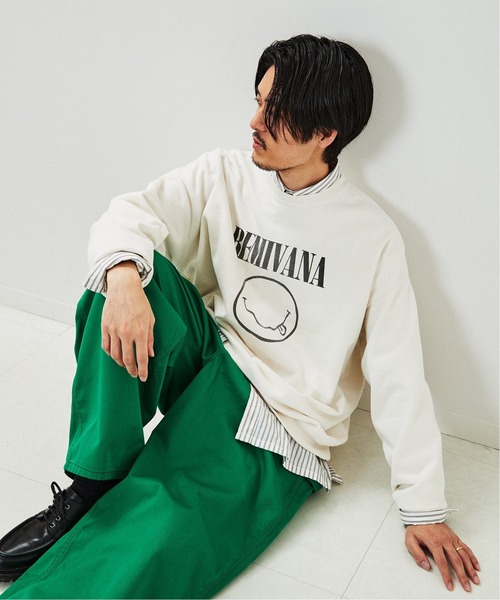 REMI RELIEF（レミレリーフ）の「【REMI RELIEF / レミレリーフ】別注 スウェット(REMIVANA)（スウェット・メンズ・ホワイト・MEDIUM/LARGE）」の9枚目の写真