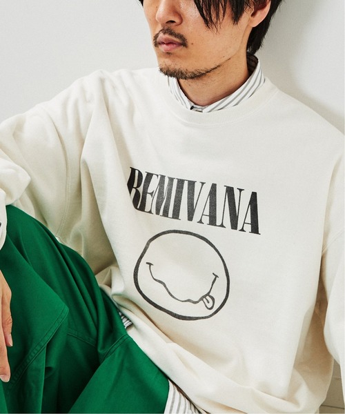 REMI RELIEF（レミレリーフ）の「【REMI RELIEF / レミレリーフ】別注 スウェット(REMIVANA)（スウェット・メンズ・ホワイト・MEDIUM/LARGE）」の10枚目の写真