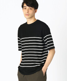 パネルボーダー Tシャツ