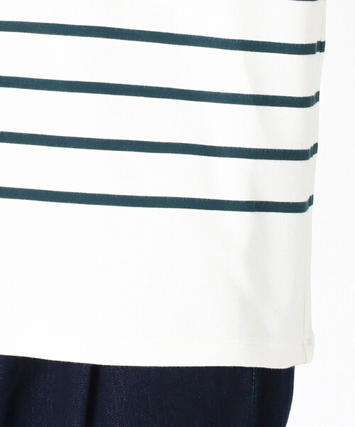 COMME CA ISM(コムサイズム)の「パネルボーダー Tシャツ(Tシャツ/カットソー・メンズ・ブラック/ネイビー/グリーン・MEDIUM/LARGE)」の12枚目の写真