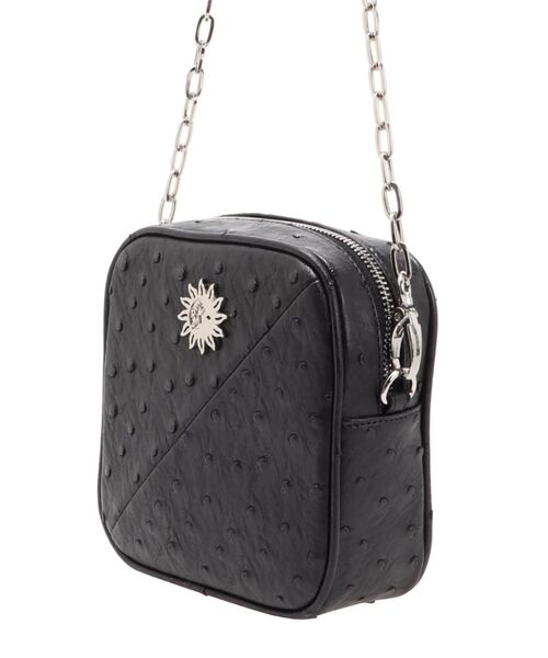 EVRIS（エヴリス）の「【WEB限定】オーストリッチチェーンミニBAG（ショルダーバッグ・レディース・ブラック/ブラウン/グリーン・FREE）」の15枚目の写真