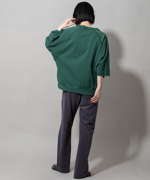 Munich（ミューニック）の「40/2ジャージプリントスウェットプルオーバー（Tシャツ/カットソー・レディース・ホワイト/ネイビー/グリーン・FREE）」の17枚目の写真