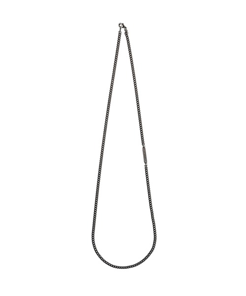 Back Channel(バックチャンネル)の「CHAIN NECKLACE(ネックレス・メンズ・ゴールド/ブラック/シルバー・ONE SIZE)」の2枚目の写真